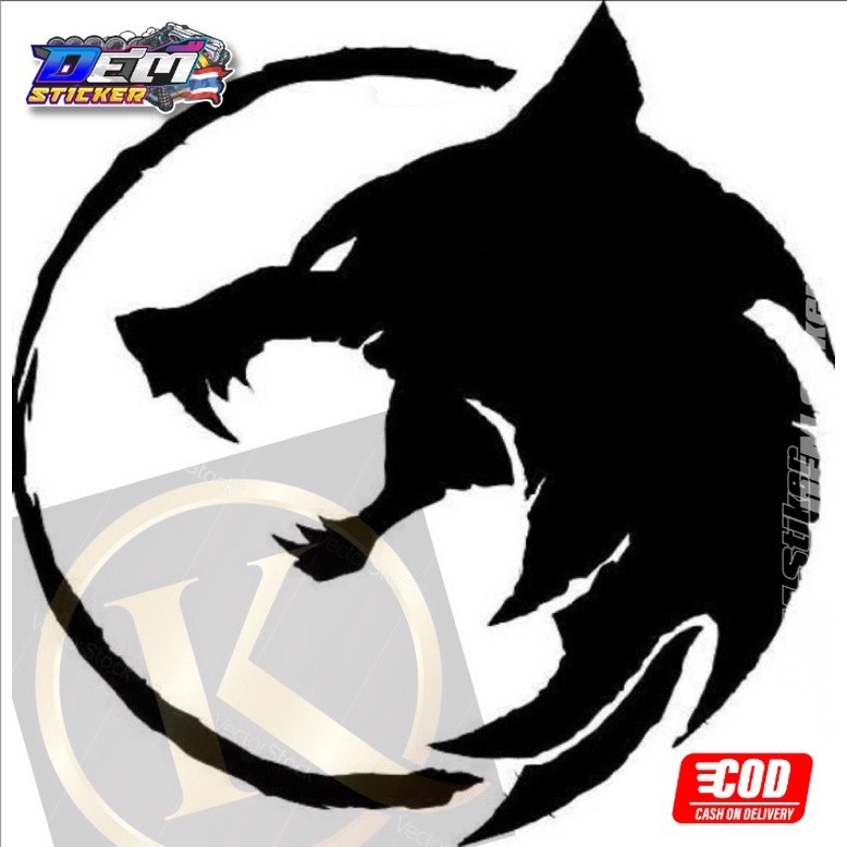 Jual Sticker Cut Wolf Serigala Bahan Reflective | Shopee Indonesia