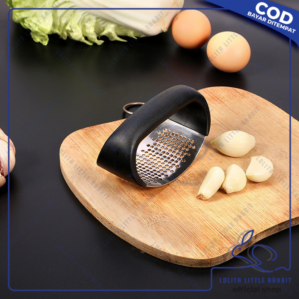 Jual LOLITA Garlic Press Crusher Serbaguna / Alat Penghancur Bawang ...