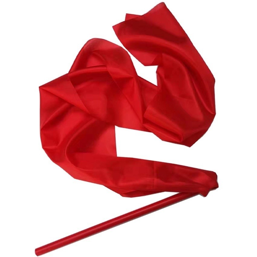 Jual 1.2/3M Dancing Ballet Ribbon Twirling Rod Twirl Ribbon Gymnastics ...