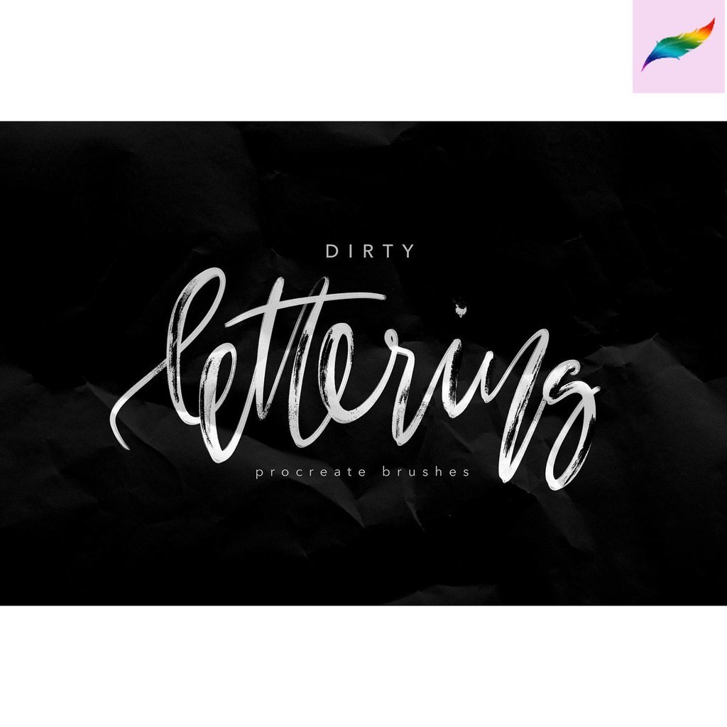 Jual Brush Procreate - 21 Dirty Lettering Brushes | Shopee Indonesia