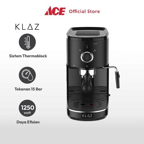 Jual Ace Klaz 1.2 ltr Espresso Coffee Maker 1250 Watt Hitam Mesin