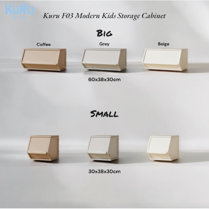 Jual Kuru F03 Kids Modern Storage Box | Rak Plastik Penyimpanan Anak ...