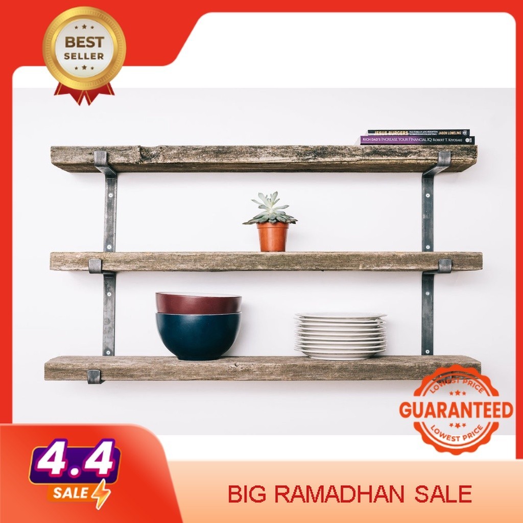 Jual Bracket Rak Dinding DIY Modern Ukuran 40x15 | Shopee Indonesia
