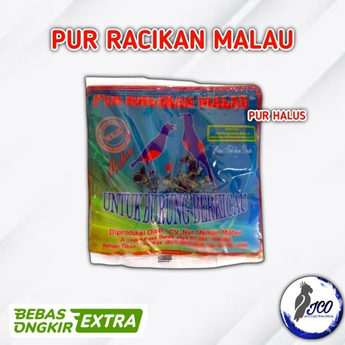 Jual PUR RACIKAN MALAU HALUS PAKAN BURUNG MURAI KACER PUR RACIKAN MALAU ...