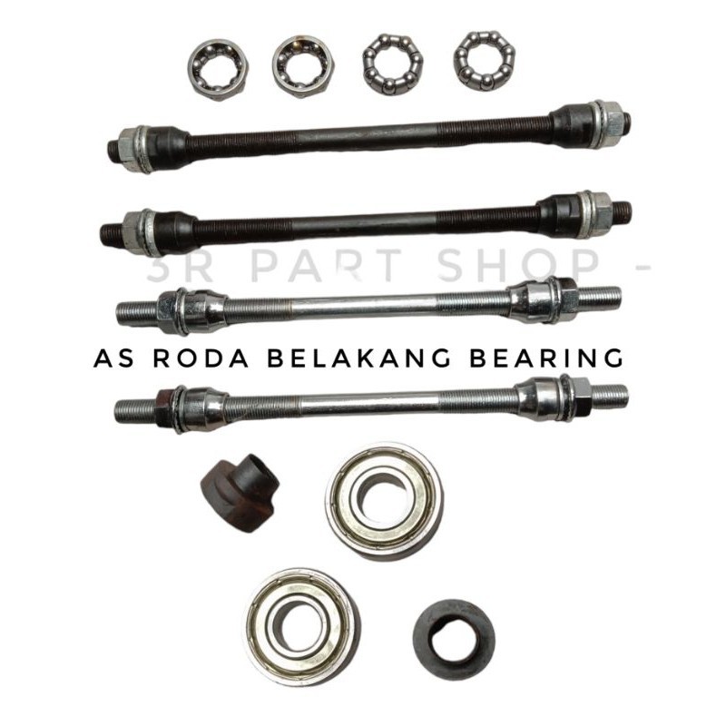 Jual AS roda depan belakang BEARING sepeda 20cm kualitas bagus | Shopee ...