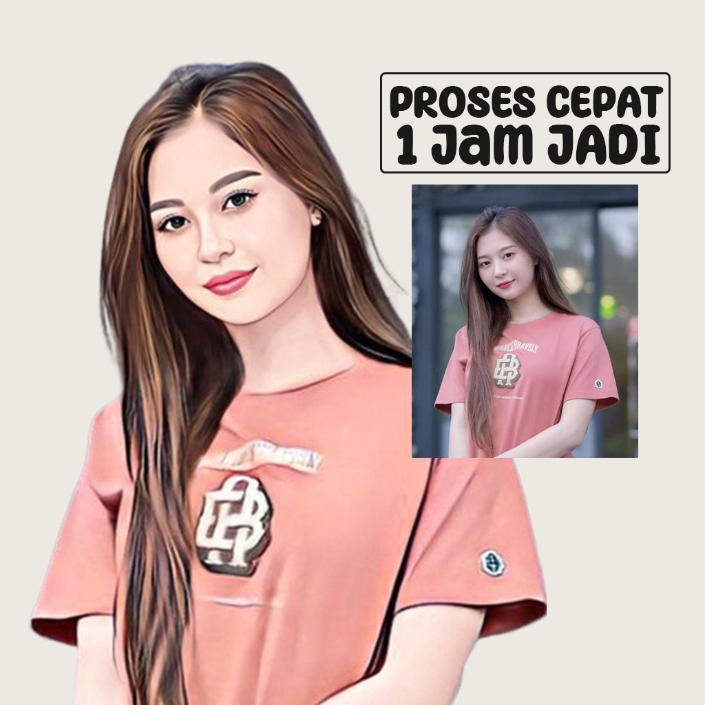 Jual Jasa Edit Foto Kartun Wajah Vector Ilustrasi Murah Jasa Edit