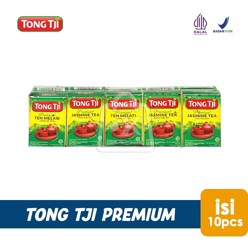 Jual Teh Tong Tji Premium / Jasmine Tea / Loose Tea (1 Slop isi 10 pcs ...