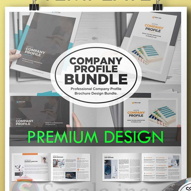 Jual TEMPLATE COMPANY PROFILE BUNDLE PREMIUM INDESIGN PHOTOSHOP ...