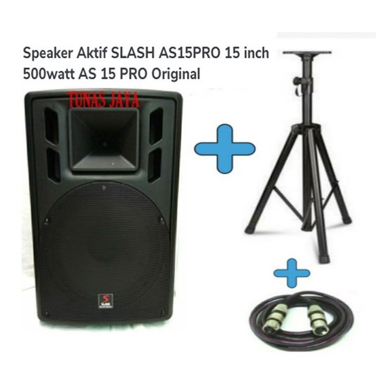 Jual Paket Speaker Aktif Inch Watt Slash As Pro As Pro Original Shopee Indonesia