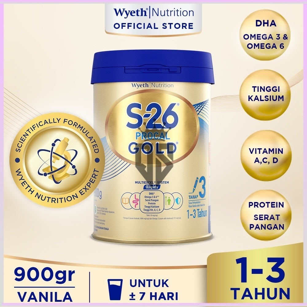 Jual Susu Formula S26 Procal Promil Gold Vanila Bubuk Cair Bayi Baru ...