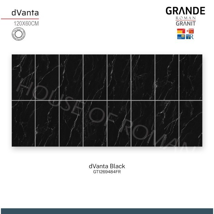 Jual TERHEMAT ROMAN GRANIT GRANDE dVanta Black 60 X 120 GT1269484FR ...