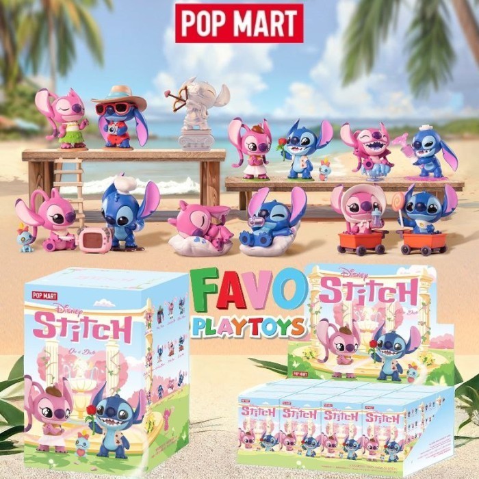 Jual POP MART x Disney Stitch On A Date Series Blind Box Figure