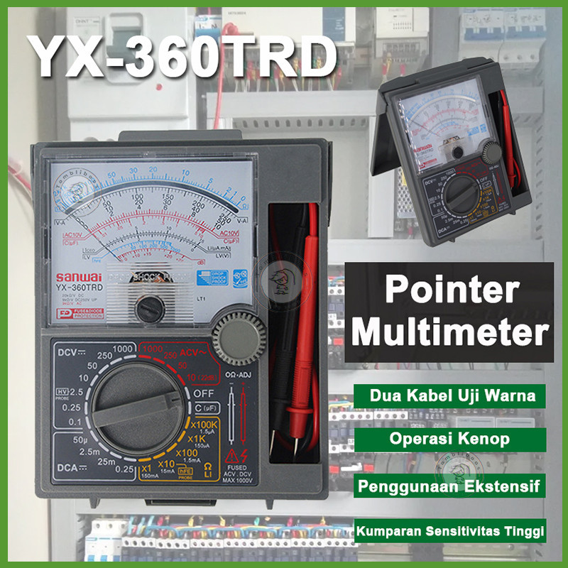 Jual Yx 360trd Multimeter Multitester Analog Meter Fuse Diode Protection Dc Ac Test Analogue 3390