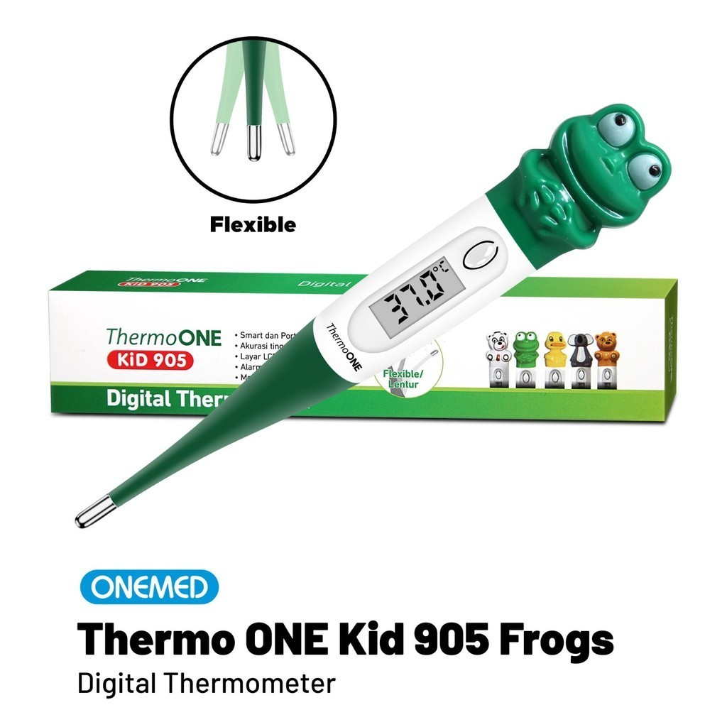Jual ONEMED Thermometer Digital Kid Frogs ThermoOne MM | Shopee Indonesia