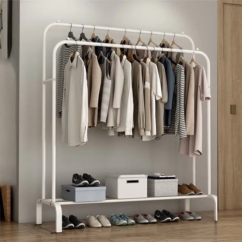 Jual Rak Baju Gantungan Baju Besi Stand Hanger Display Butik Bazar ...
