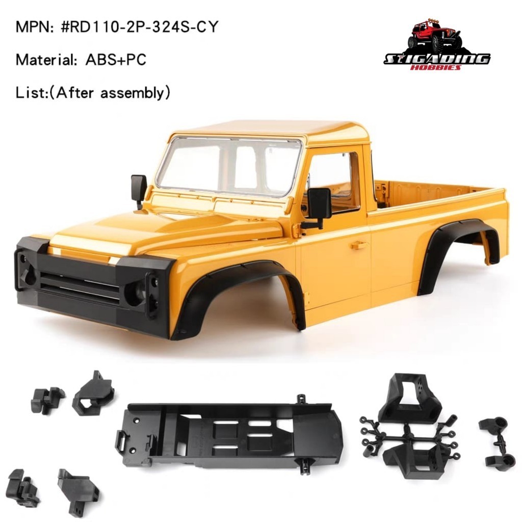 Jual RCDREAM Hardbody D110 2 Door Pickup 324mm | Shopee