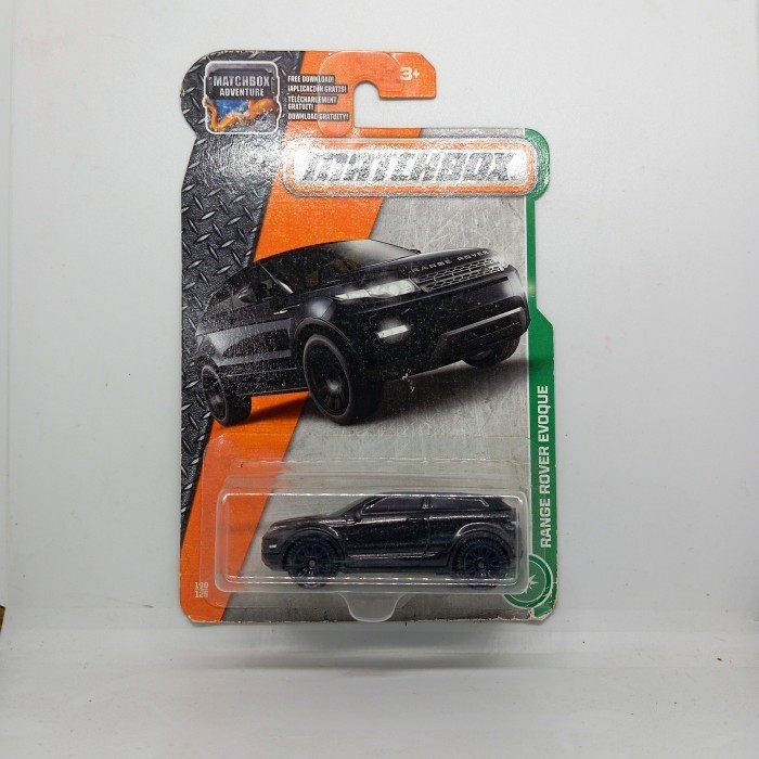 Jual matchbox range rover evoque black hitam MM27 | Shopee Indonesia