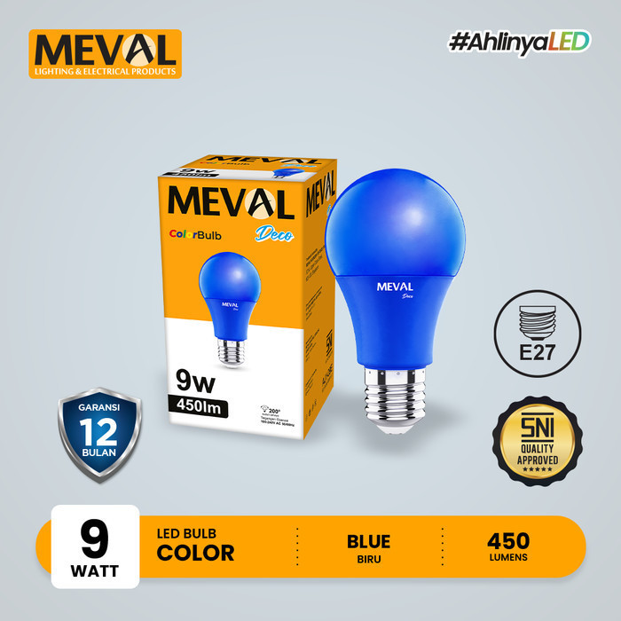 Jual MEVAL Lampu Color Bulb Deco | Shopee Indonesia