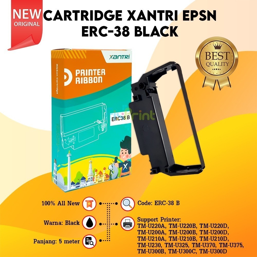 Jual Ribbon Cartridge Epson TM-U220D TM300 TMU220 MU230, ERC-30 ERC-34 ...