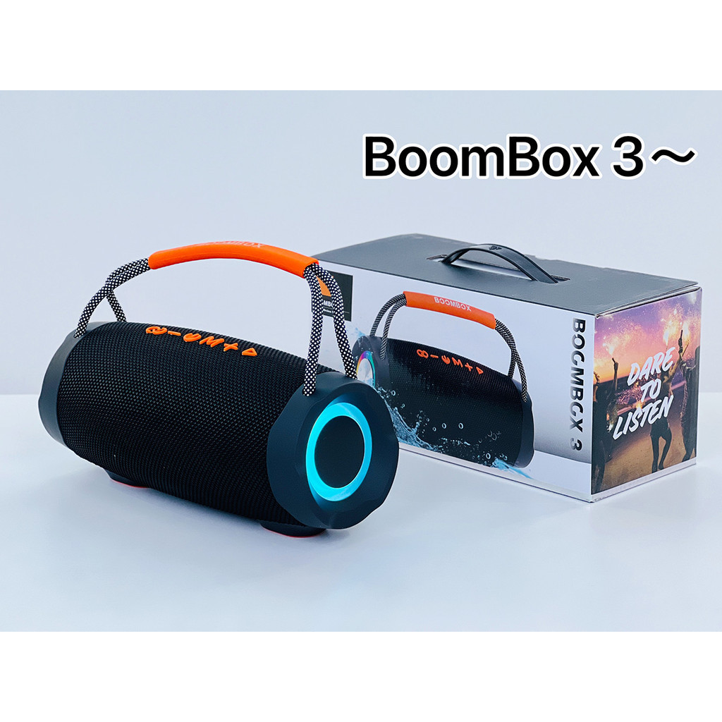 Jual WIRELESS SPEAKER PORTABLE BOOMBOX PRO WITH RGB LIGHTS AND