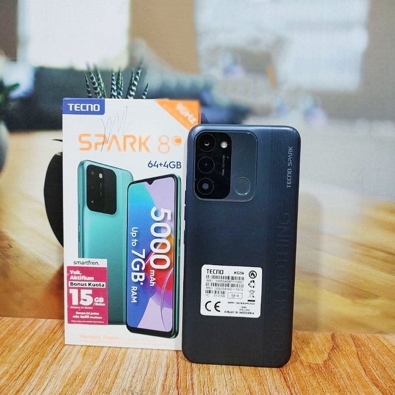 Jual Tecno Spark 8C Ram 4 Rom 64GB ( Second ) | Shopee Indonesia