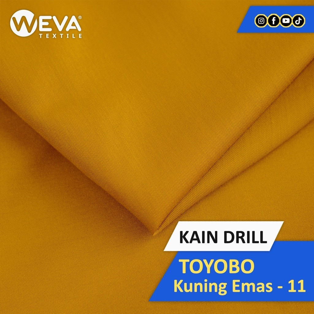 Jual PERYARD Bahan Kain Toyobo Kuning Busuk / KUBUS 11 - Kain Kemeja ...
