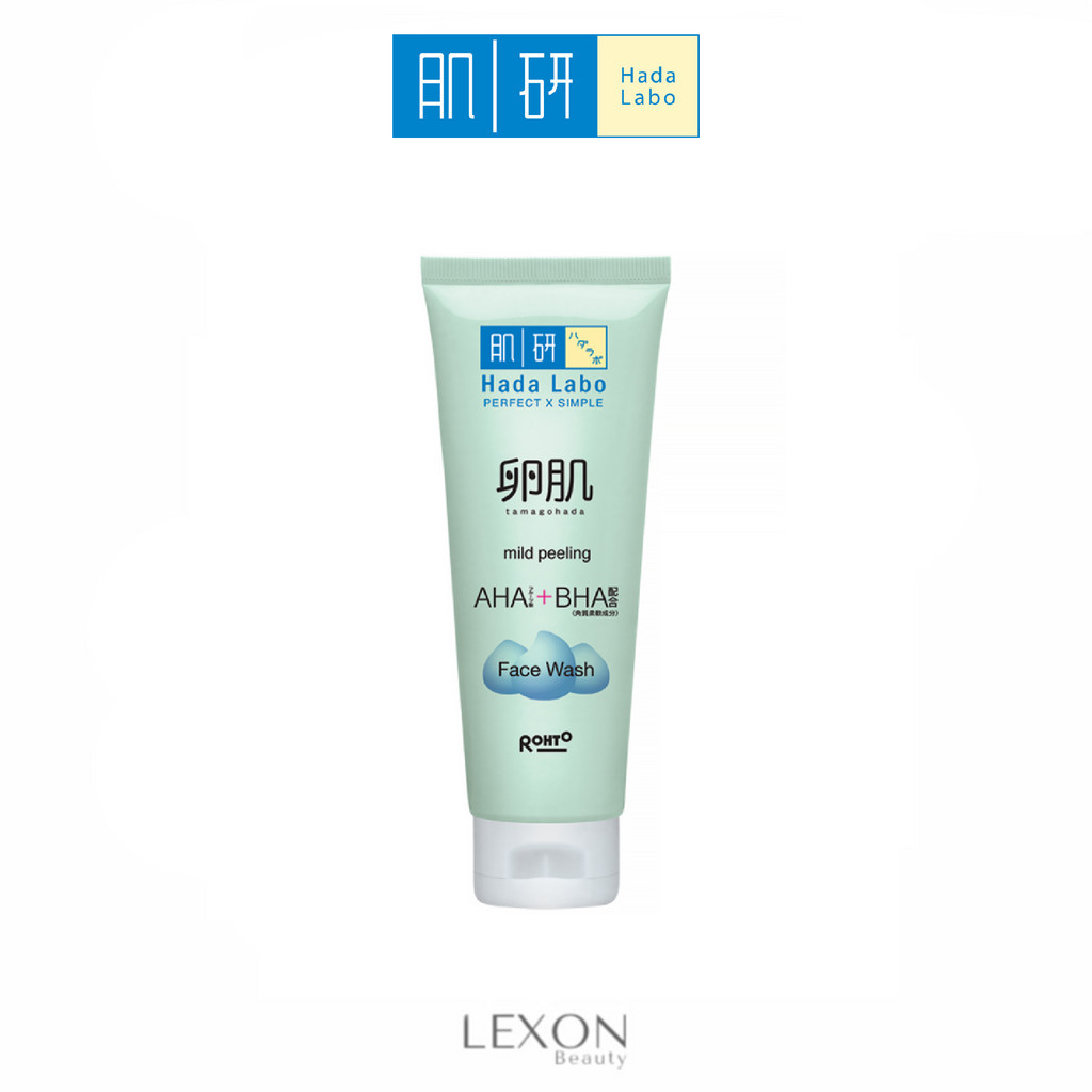 Jual [Hada Labo] Tamagohada Mild Peeling AHA BHA Face Wash 100 g ...