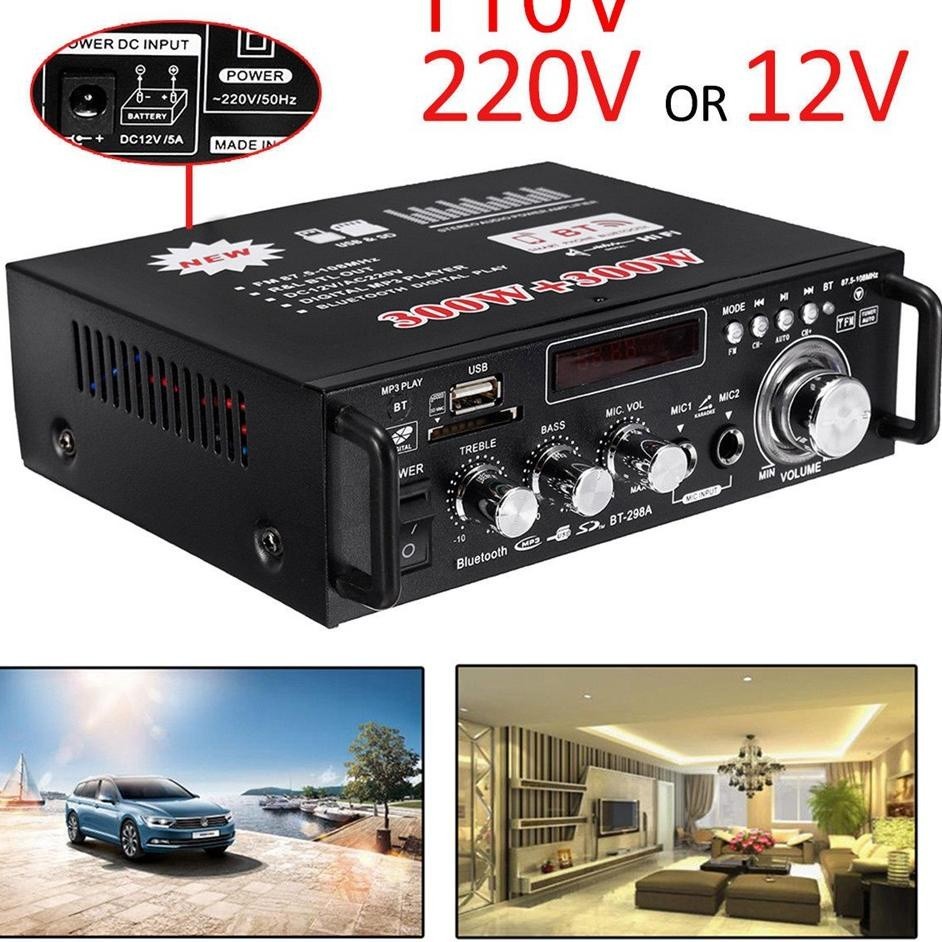 Jual Tren Kekinian.. NEW ARRIVAL - 600W BT-298A Power Ampli Amplifier ...