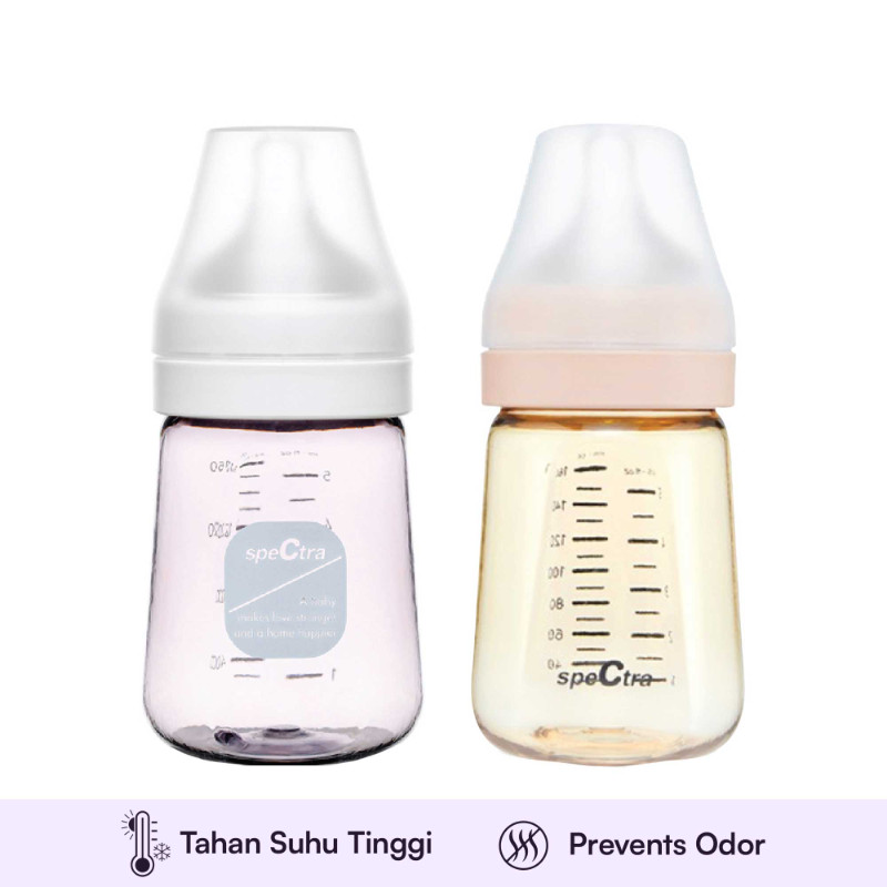 Jual SPECTRA NEW PPSU Baby Bottle, Size - 160ml - Yellow | Shopee Indonesia