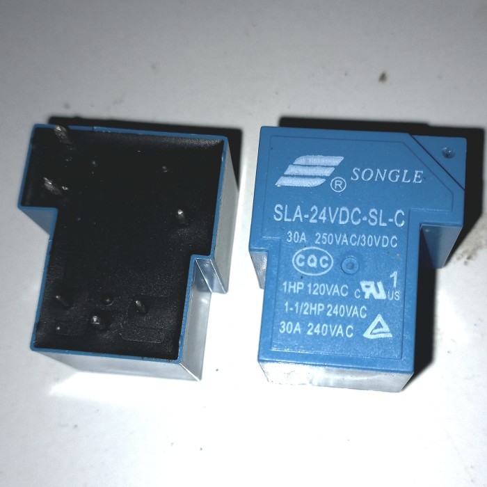Jual relay kodok 24v 30a songle rile 6pin 6 pin 6kaki kaki riley 6p p ...
