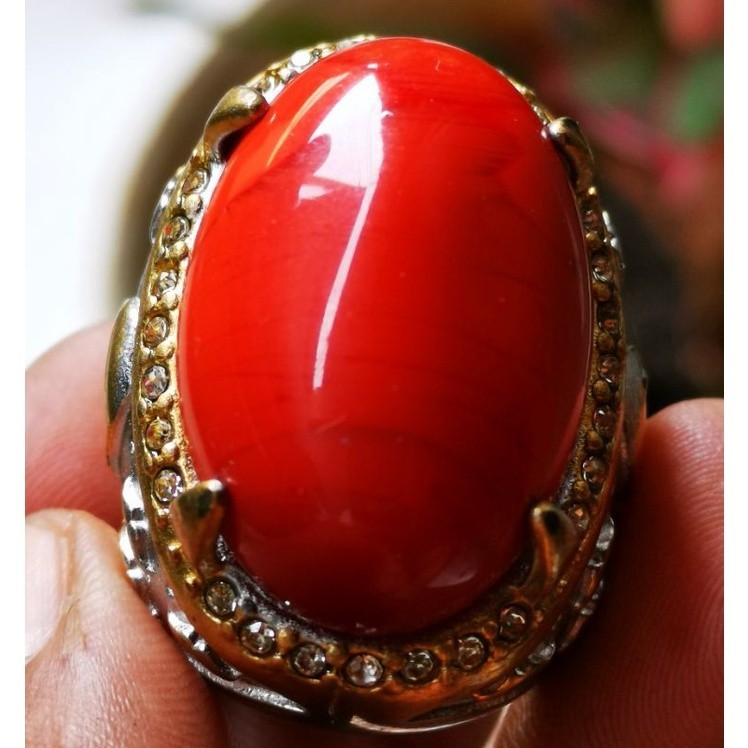 Jual Batu akik Red marjan jumbo | Shopee Indonesia