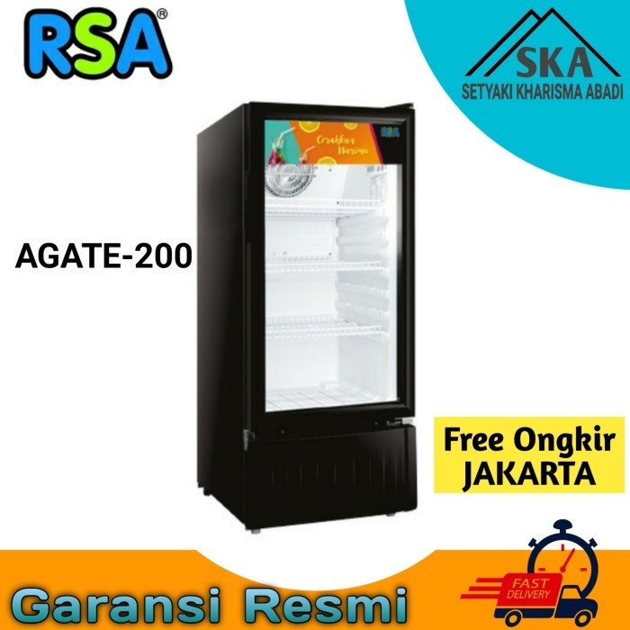 Jual Showcase Rsa Agate Rak Display Cooler Lemari Pendingin Low Watt Shopee Indonesia