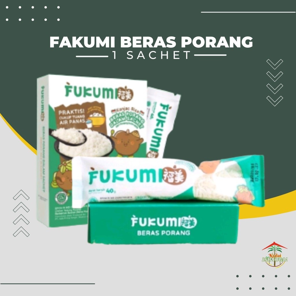 Jual Fukumi Beras Porang 1 Sachet 40gr shirataki konnyaku rice | Shopee ...