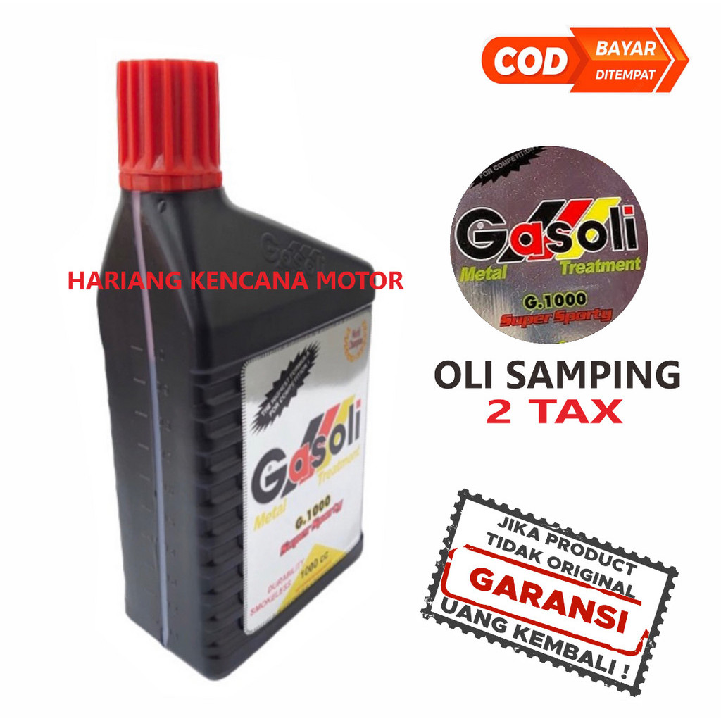 Jual Gasoli Oli samping 2T Super Sporty G1000 Racing Smokeless 2 Tak ...