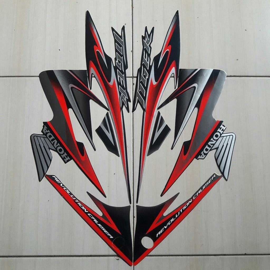 Jual STICKER STRIPING LIS LES BODY MOTOR HONDA TIGER REVO 2013 FULL ...
