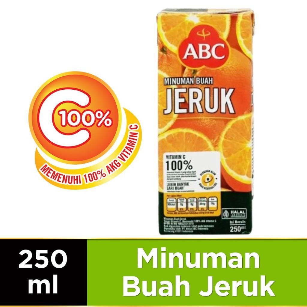 Jual ABC Orange Juice 250 mL | Shopee Indonesia