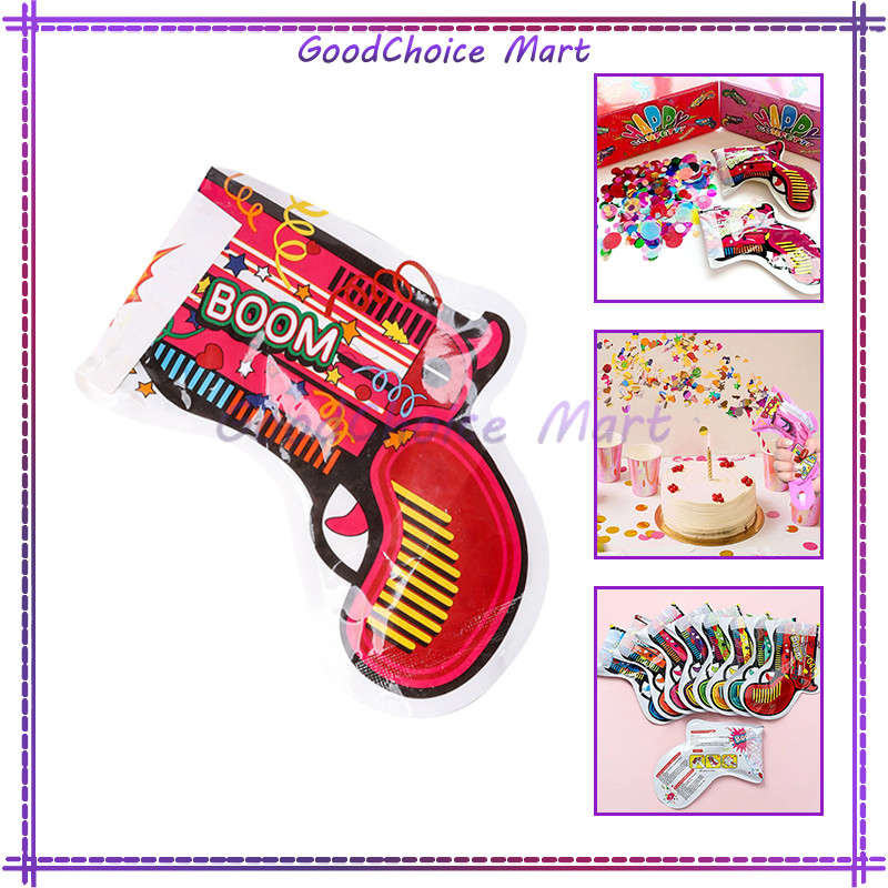 Jual Party Gun Meriam Pesta Inflatable Confetti / Pistol Petasan Mainan ...