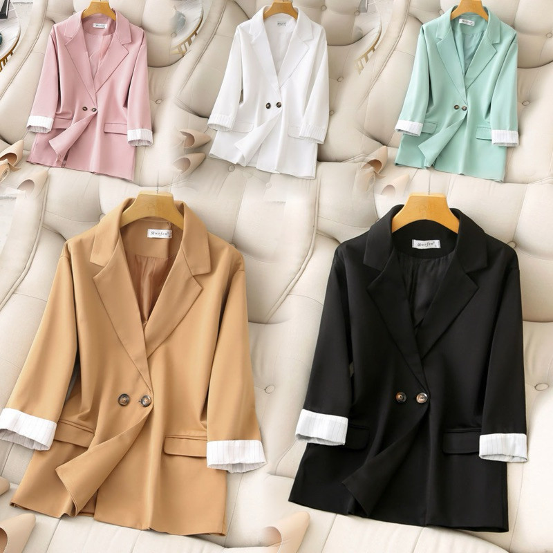 Susana ID Korean Blazer Premium Longsleeve T072