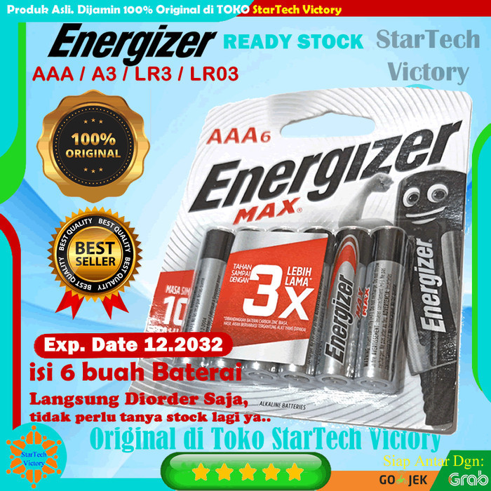 Jual Energizer Aaa A Aa A Baterai Alkaline Max Long Lasting Battery