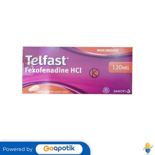 Jual Telfast 120 Mg Box 10 Tablet | Shopee Indonesia