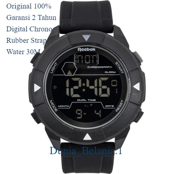 Jual Original 100%!! REEBOK RV-BLZ-G9-PBPB-BW Digital Jam Tangan Pria ...