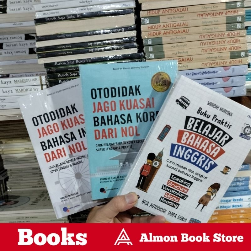 Jual Paket Buku Otodidak Jago Kuasai Bahasa Inggris Otodidak Jago Kuasai Bahasa Korea Buku