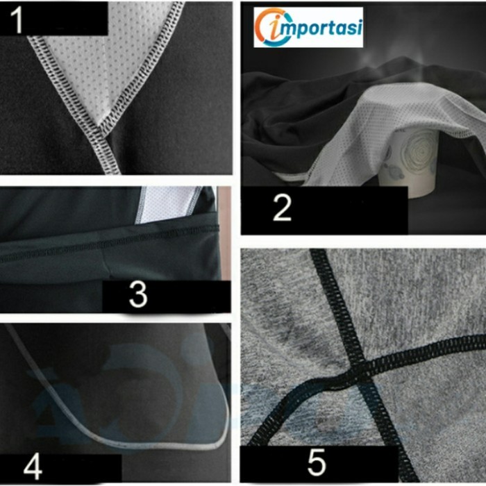 Jual Inner Suit Base Layer Full Set Baju Celana Olahraga Gym Touring ...