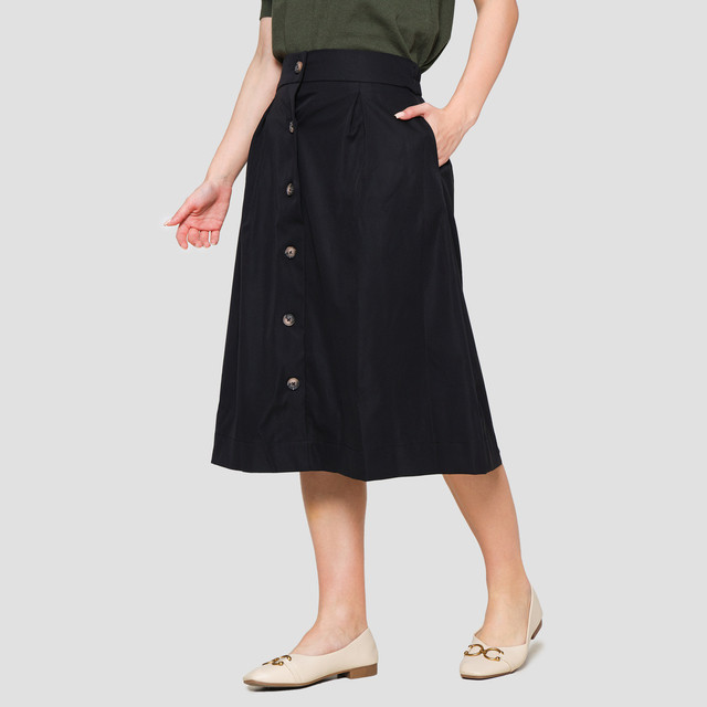 Jual Connexion Button Down Rok Midi Wanita 121989145 | Shopee Indonesia