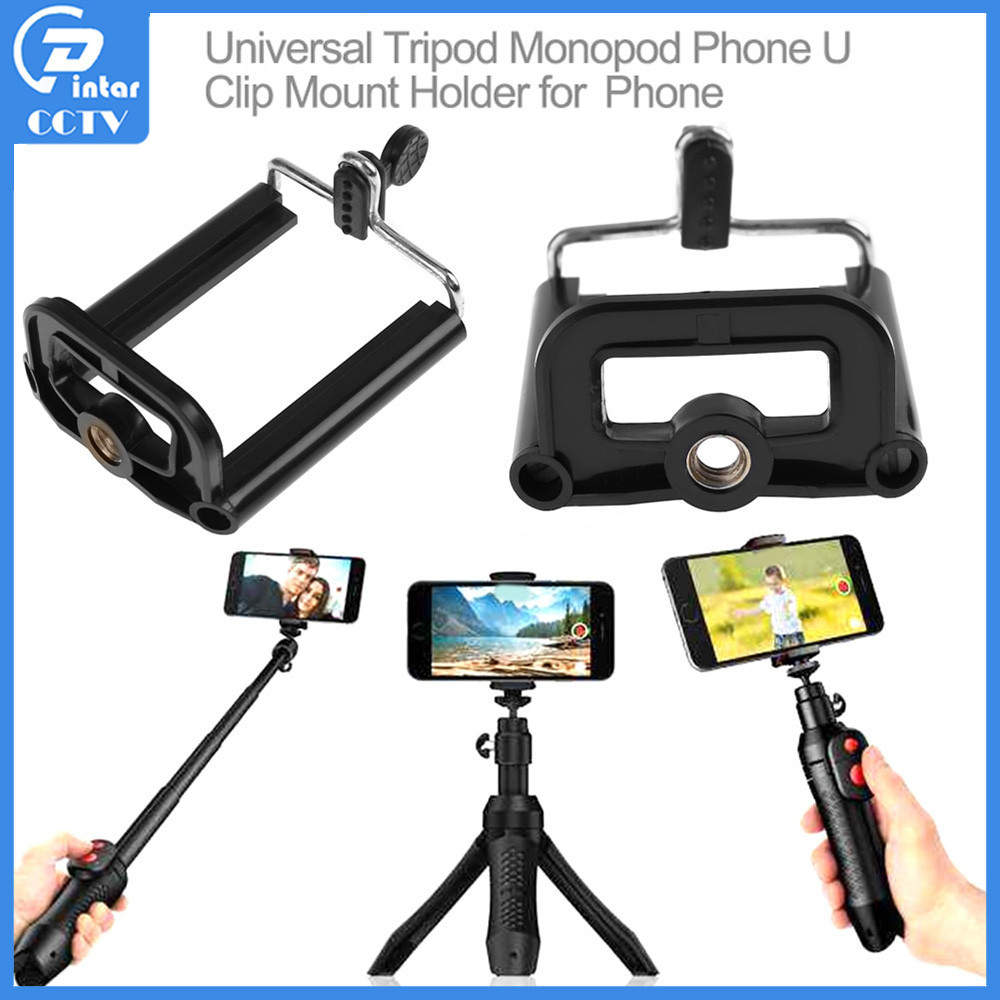Mobile Phone Clip Holder Universal Mount Bracket Adapter for Camera Cell  Phone HP Tripod Stand Mount