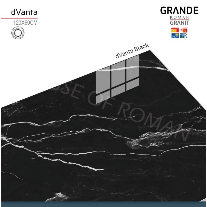 Jual TERHEMAT ROMAN GRANIT GRANDE dVanta Black 60 X 120 GT1269484FR ...