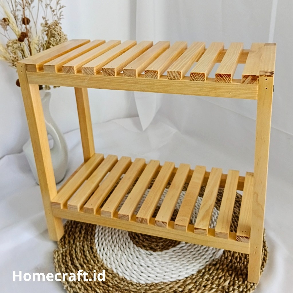 Jual New Model Rak Bumbu 2 Tingkat Model Palet estetik | Shopee Indonesia