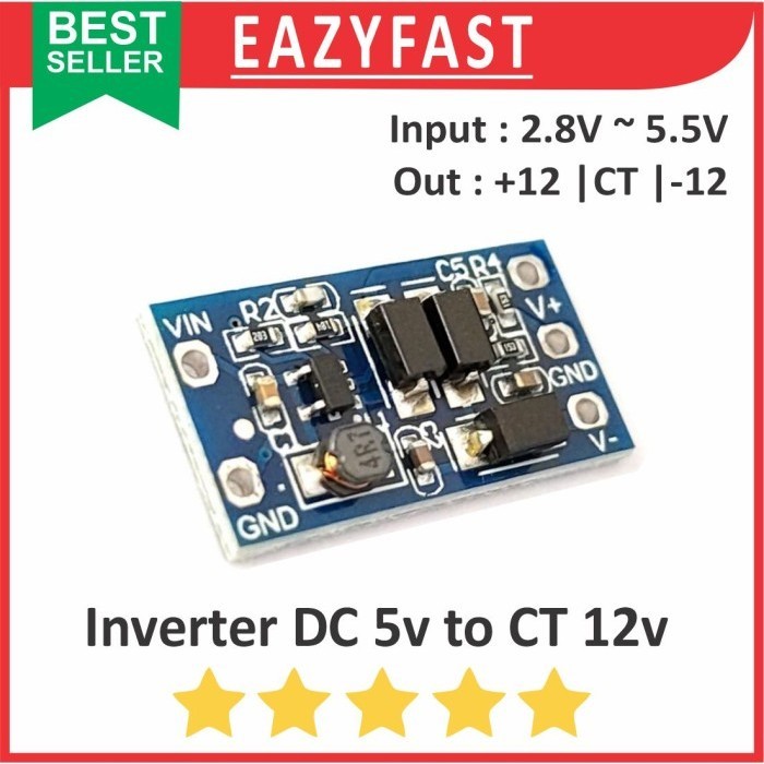 Jual Modul Converter DC 5V CT 12V Inverter Out Power Supply Trafo