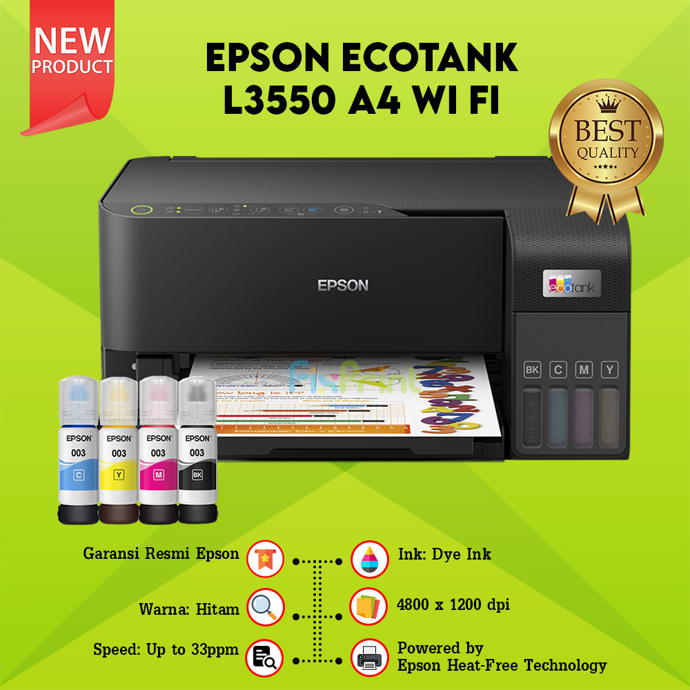 Jual Ecotank Printer Epson L3550 L3556 All in One Print Scan Copy ...