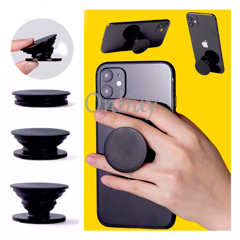Jual Popsocket Polos Hitam Putih Pop Socket Tempelan 3M Standing HP ...
